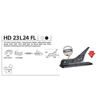دستگاه منگنه HD 23L24 FL کانگارو | Kangaro HD 23L24 FL Stapler