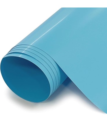 برچسب حرارتی آبی آسمانی عرض 51 سانتی متر - متری