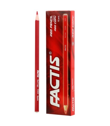 بسته 12 عددی مداد قرمز فکتیس F2020