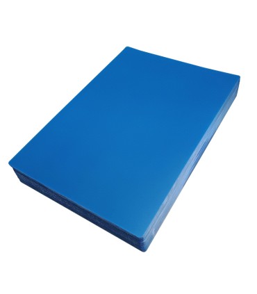 طلق ضخیم 350 میکرون 100 برگی A4 آبی کاربنی