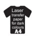 کاغذ ترانسفر تیشرت دارک لیزری A4