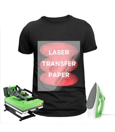 کاغذ ترانسفر تی شرت لیزری دارک Dark