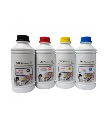 ست 4 رنگ جوهر پرینتر کانن یک لیتری SKY