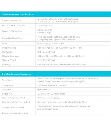 دیتاشیت کاترپلاتر سیلوئت کامئو Silhouette Cameo 4