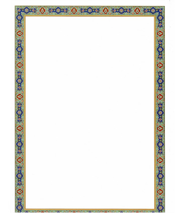 کاغذ گلاسه تذهیب 130 گرم A4 - کد 366