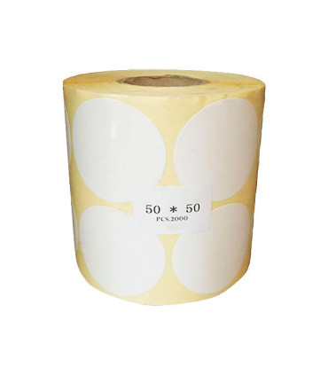 لیبل کاغذی دایره قطر 50 میلیمتر - 2000 تایی