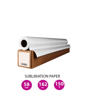 رول سابلیمیشن 58 گرم عرض 162 - 150 متری Bitech