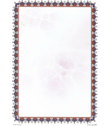 کاغذ گلاسه تذهیب 130 گرم A4 - کد 412