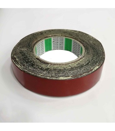 چسب دوطرفه فوم مشکی روکش قرمز دو سانتی