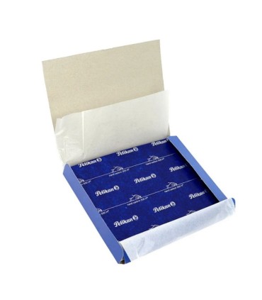 قیمت | خرید | مشخصات کاغذ کاربن آبی پلیکان A4 صدبرگی با امکان استفاده چند باره