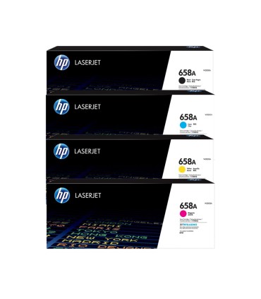 ست کارتریج لیزری رنگی اچ پی hp 658A - طرح قابل استفاده در پرینتر لیزری رنگی HP M751
