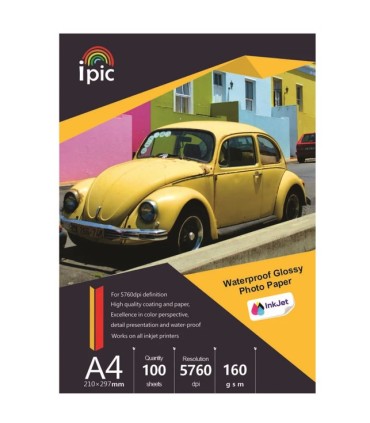 فتوگلاسه 160 گرم 100 برگی A4 - ipic
