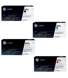ست کارتریج لیزری رنگی اچ پی hp 651A - طرح