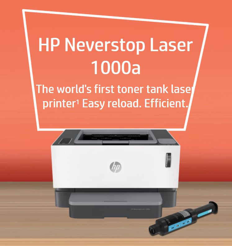 HP 1000A اولین پرینتر لیزری دارای مخزن